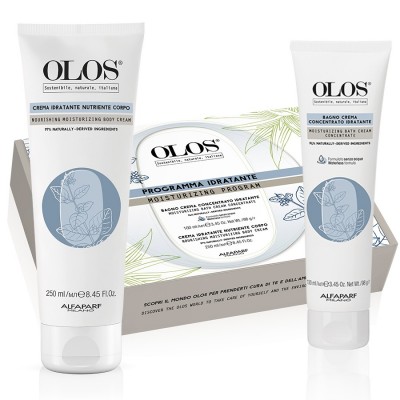 Olos Programme Hydratant - Crème Hydratante Concentrée Pour Le Bain + Crème Hydratante Nutritive Pour Le Corps 