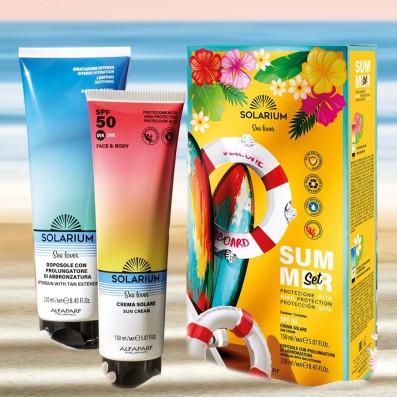 SOLARIUM Summer Set - Crème solaire SPF50 150 ml + Après-soleil avec Tan Prolonger 250 ml 